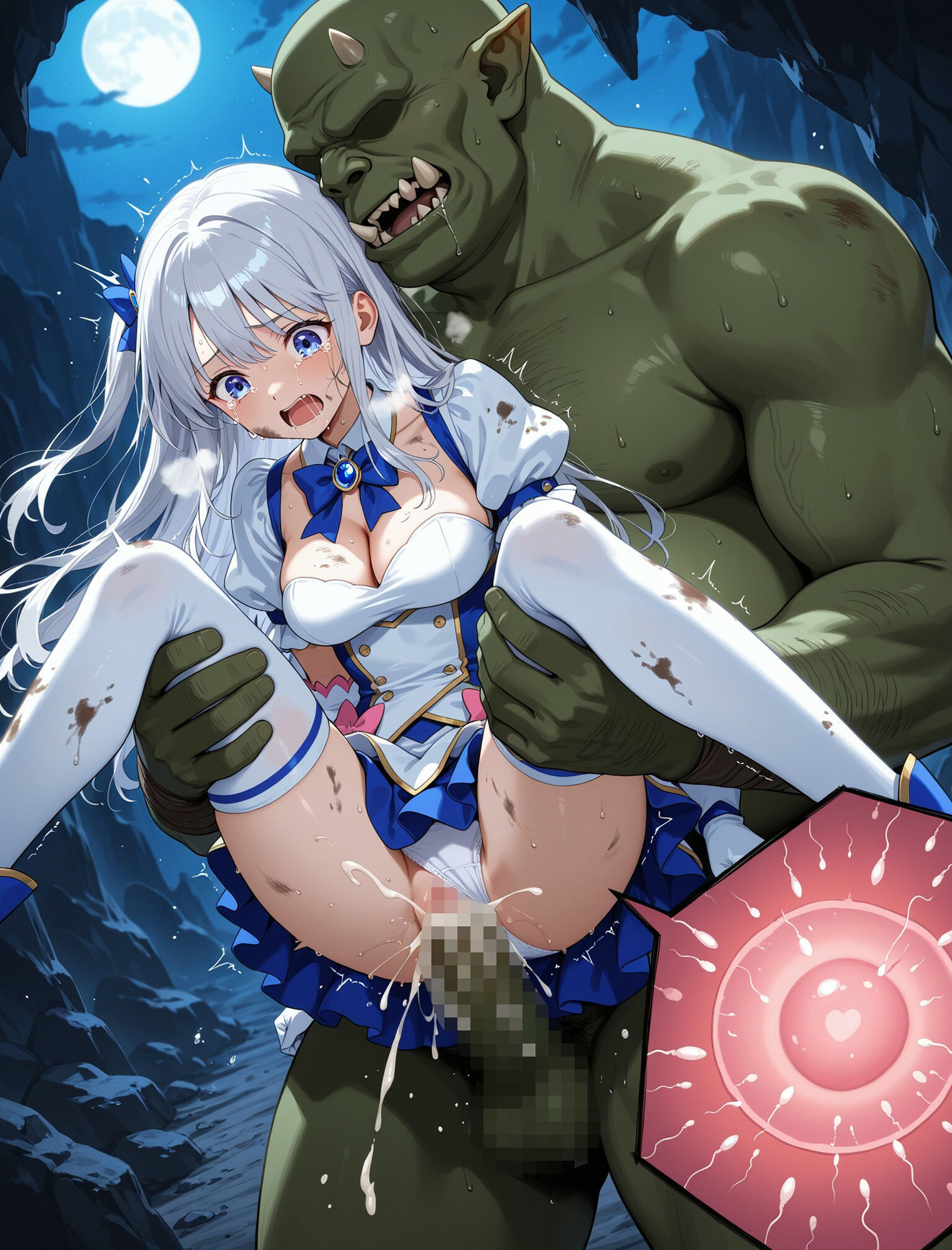 敗北魔法少女忌避受胎_02 サンプル3ページ目