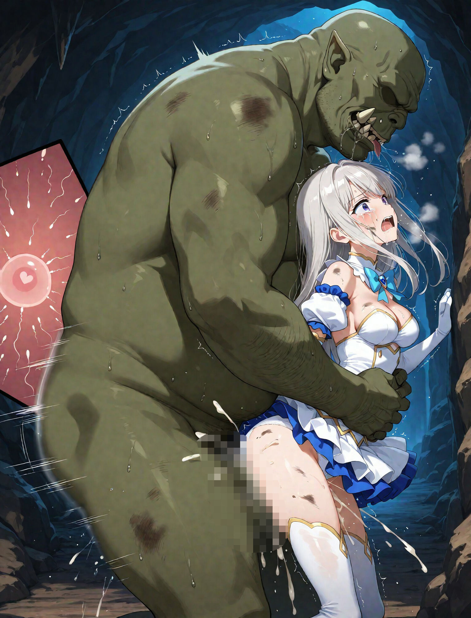 敗北魔法少女忌避受胎_02 サンプル8ページ目