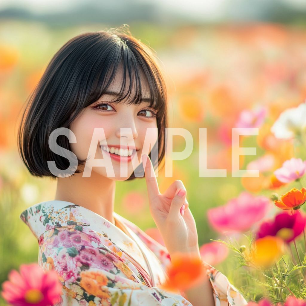 AI美女図鑑 着物編 サンプル1ページ目