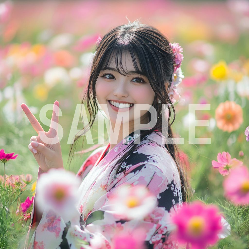 AI美女図鑑 着物編 サンプル2ページ目