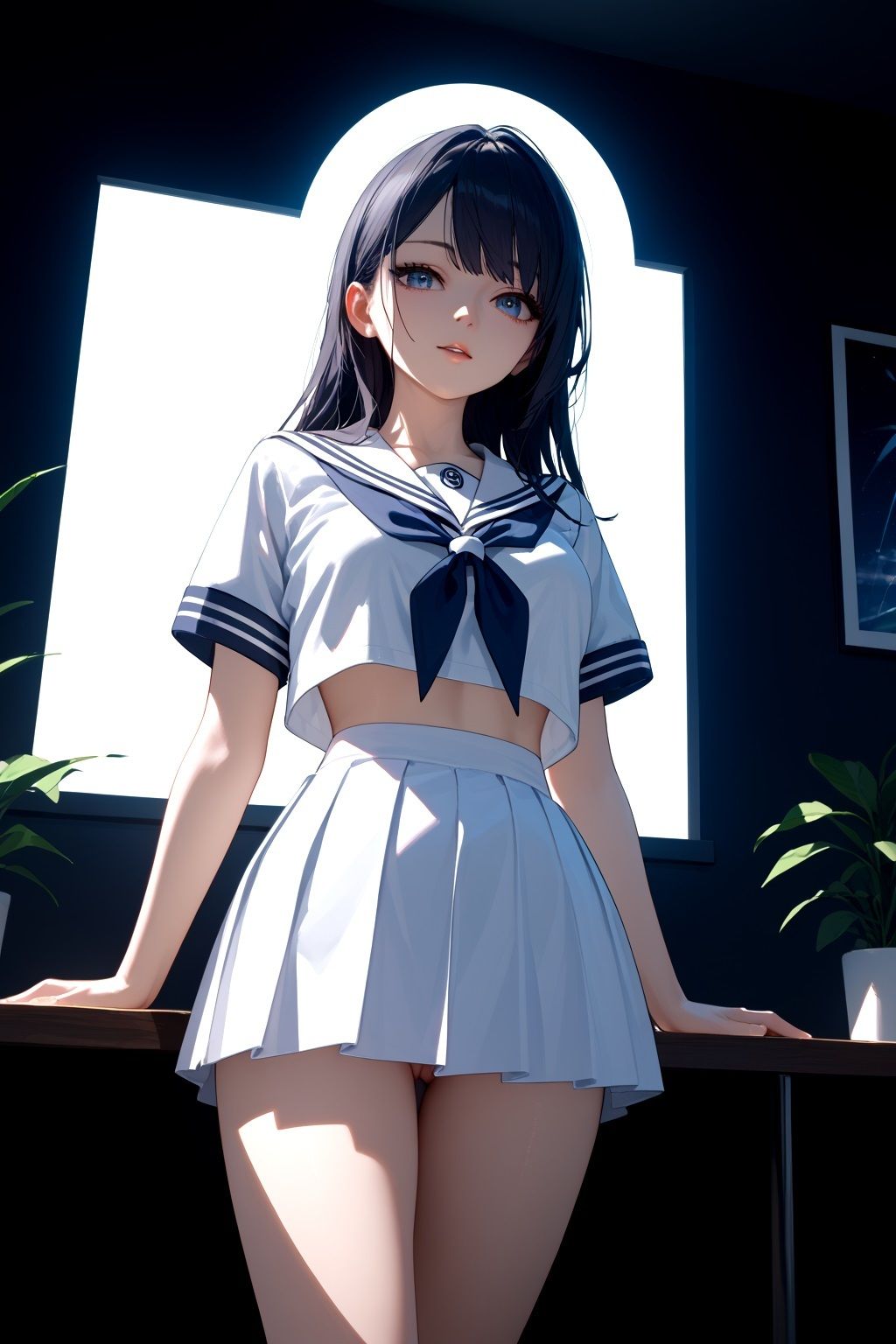 成績優秀セーラー服ギャルが先生と秘密の授業 サンプル1ページ目