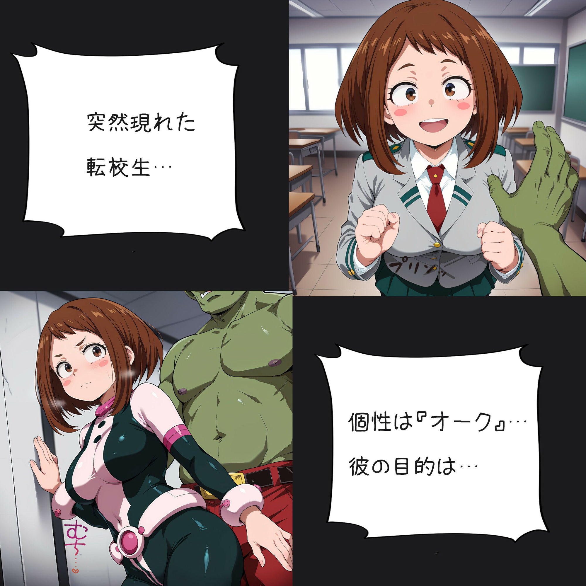しまって！！オーク！ サンプル1ページ目