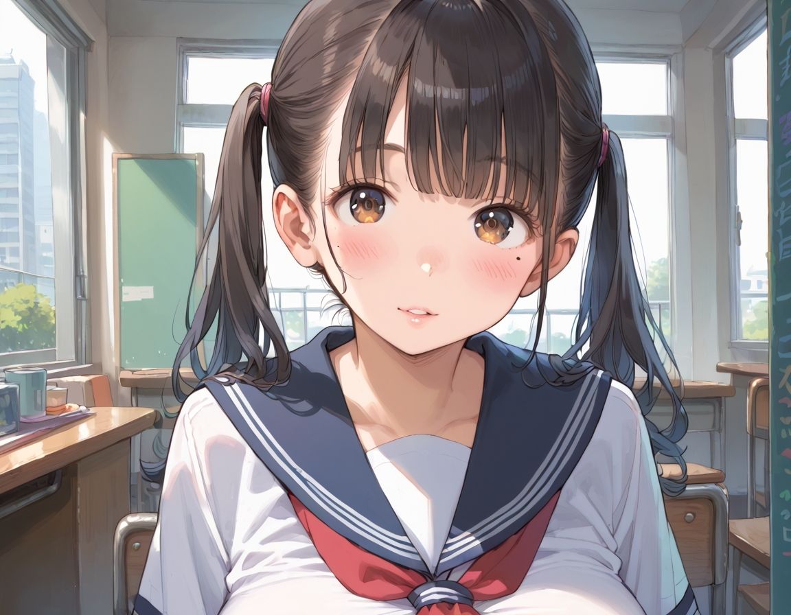 巨乳な妹を中出し支配 制服の下がノーブラって、誘ってんの？ サンプル1ページ目
