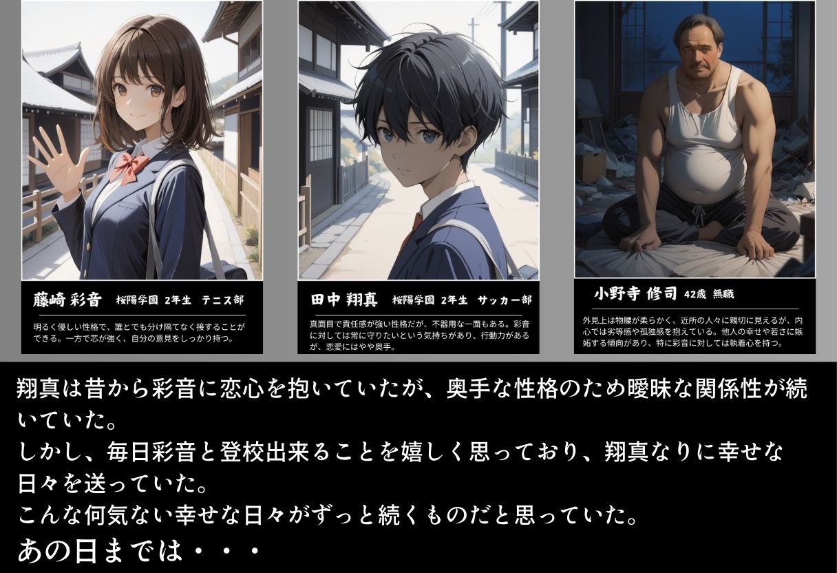 壊れた純愛 サンプル1ページ目