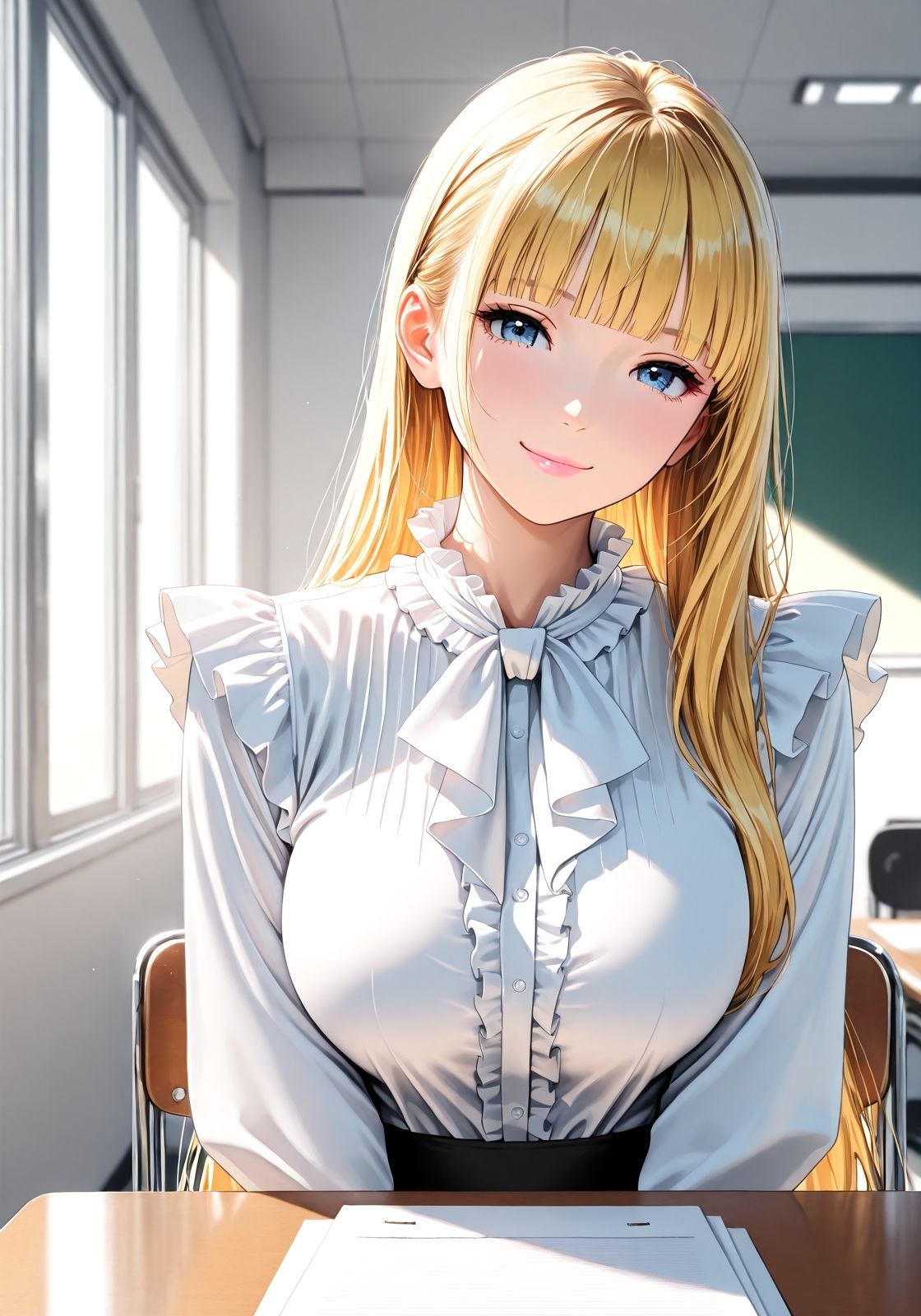 面接にビッチがきた  〜採ってくれるなら好きにしてもいいですよ〜 サンプル1ページ目