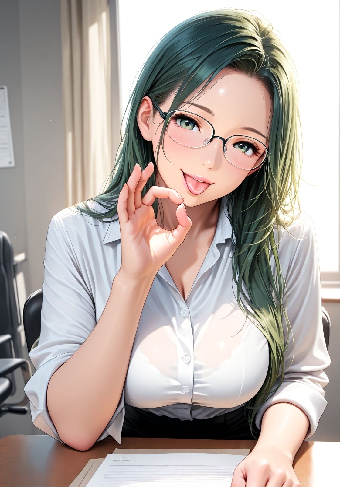 面接にビッチがきた  〜採ってくれるなら好きにしてもいいですよ〜 サンプル4ページ目
