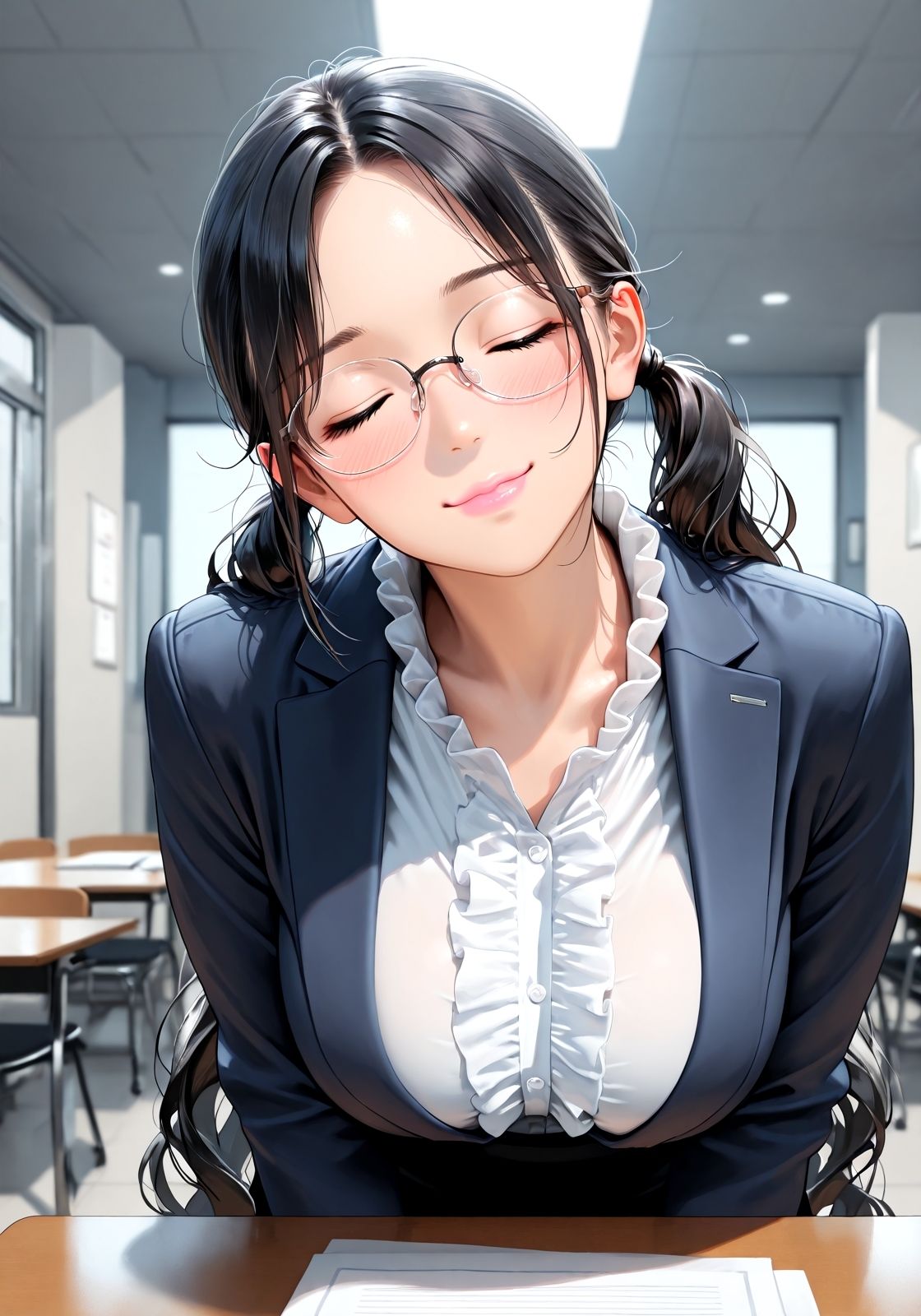 面接にビッチがきた  〜採ってくれるなら好きにしてもいいですよ〜 サンプル6ページ目
