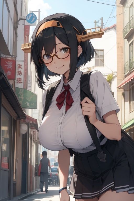 虹かけ誌  艦隊○れくしょん  イラスト集23 霧島  巨乳主義 サンプル2ページ目