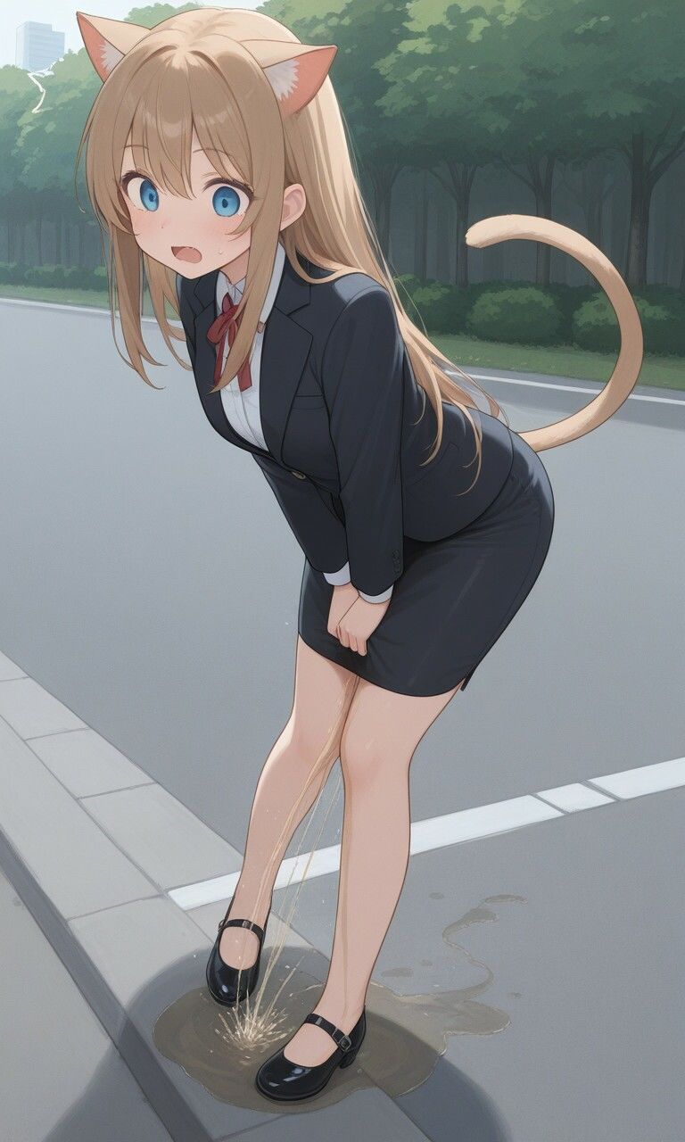 ねこみみおしっこ観察記 サンプル4ページ目