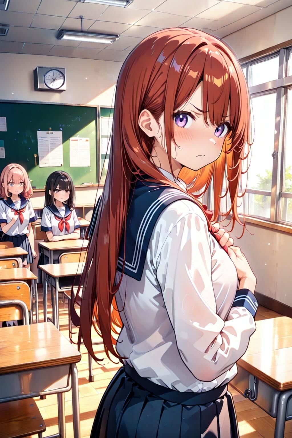 学園美女にSEX調教しまくる サンプル1ページ目