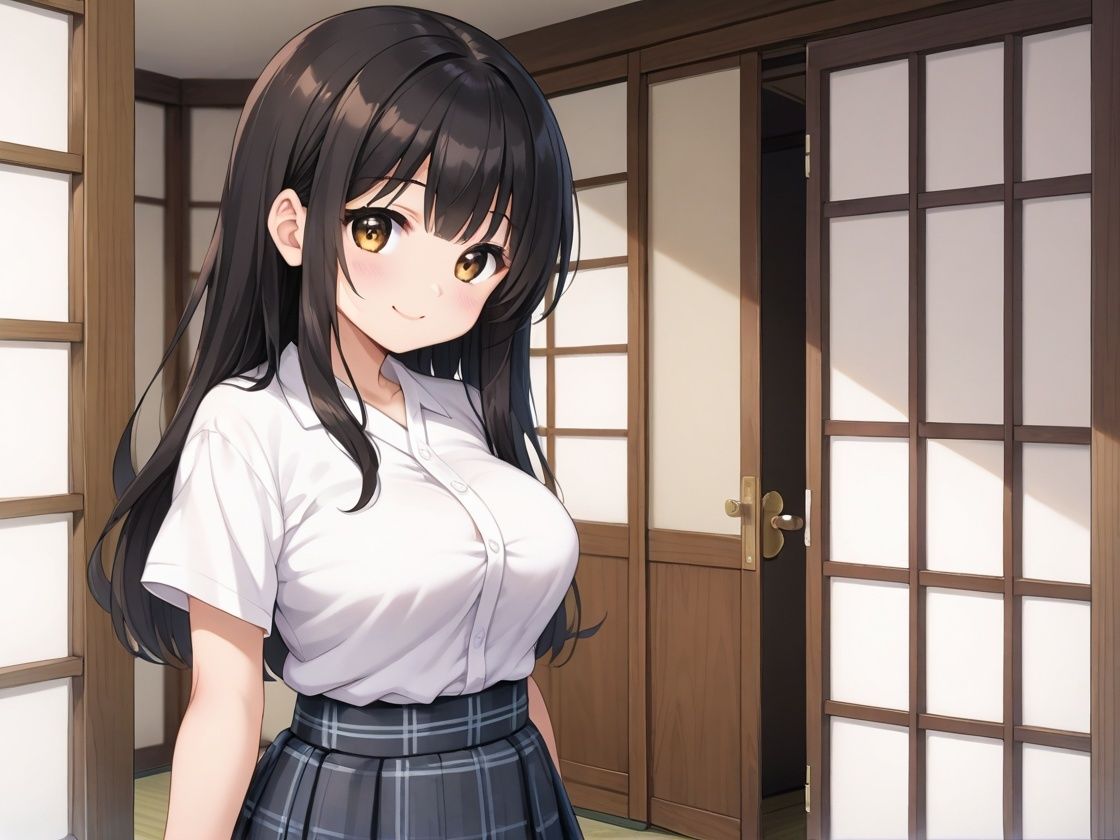 デカパイクラスメイトと二人部屋 中出し修学旅行 サンプル1ページ目