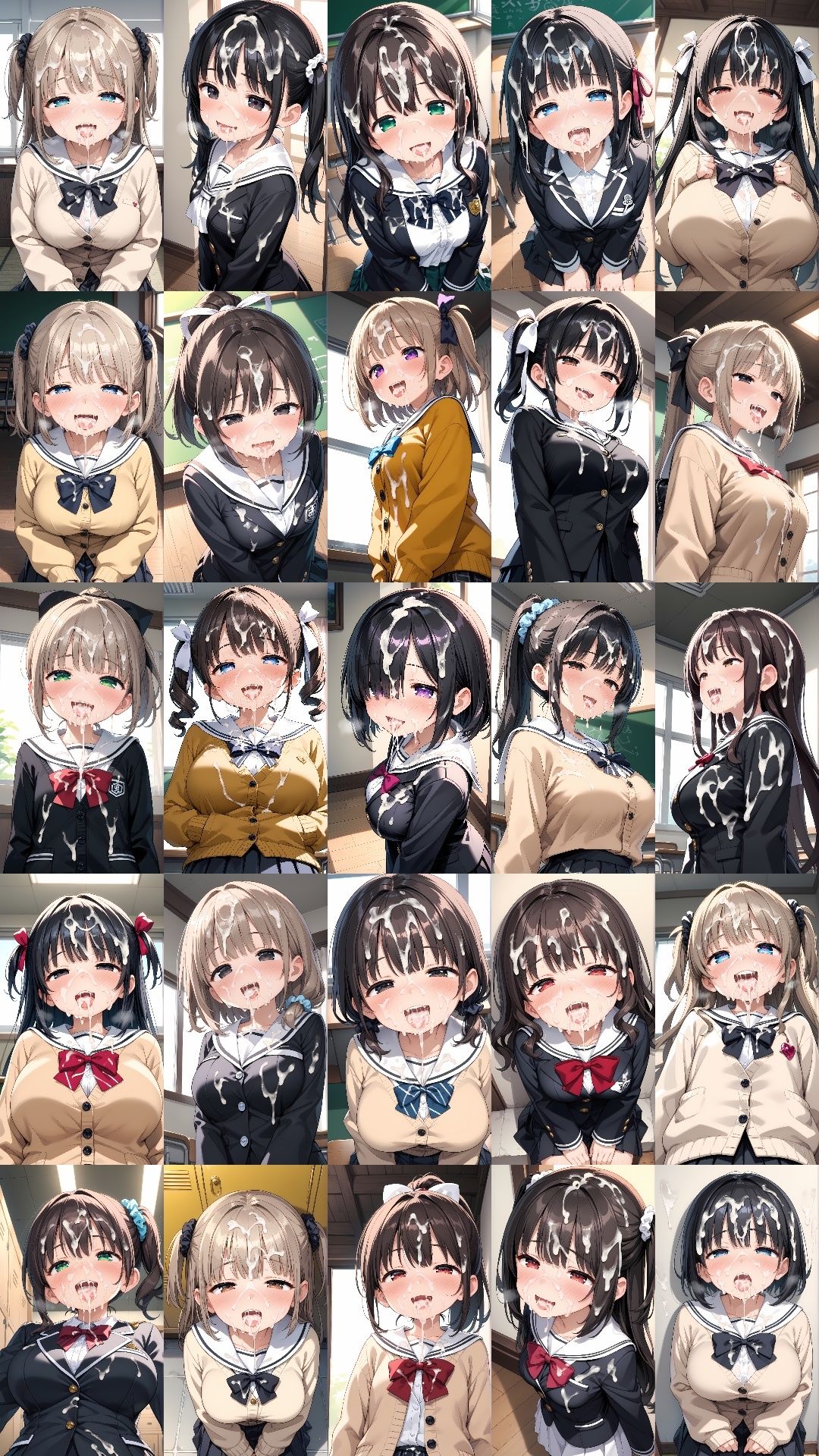 可愛い子には精液をかけよ！3 〜美少女にはザーメンパックで精液メイクが一番似合う〜 サンプル1ページ目