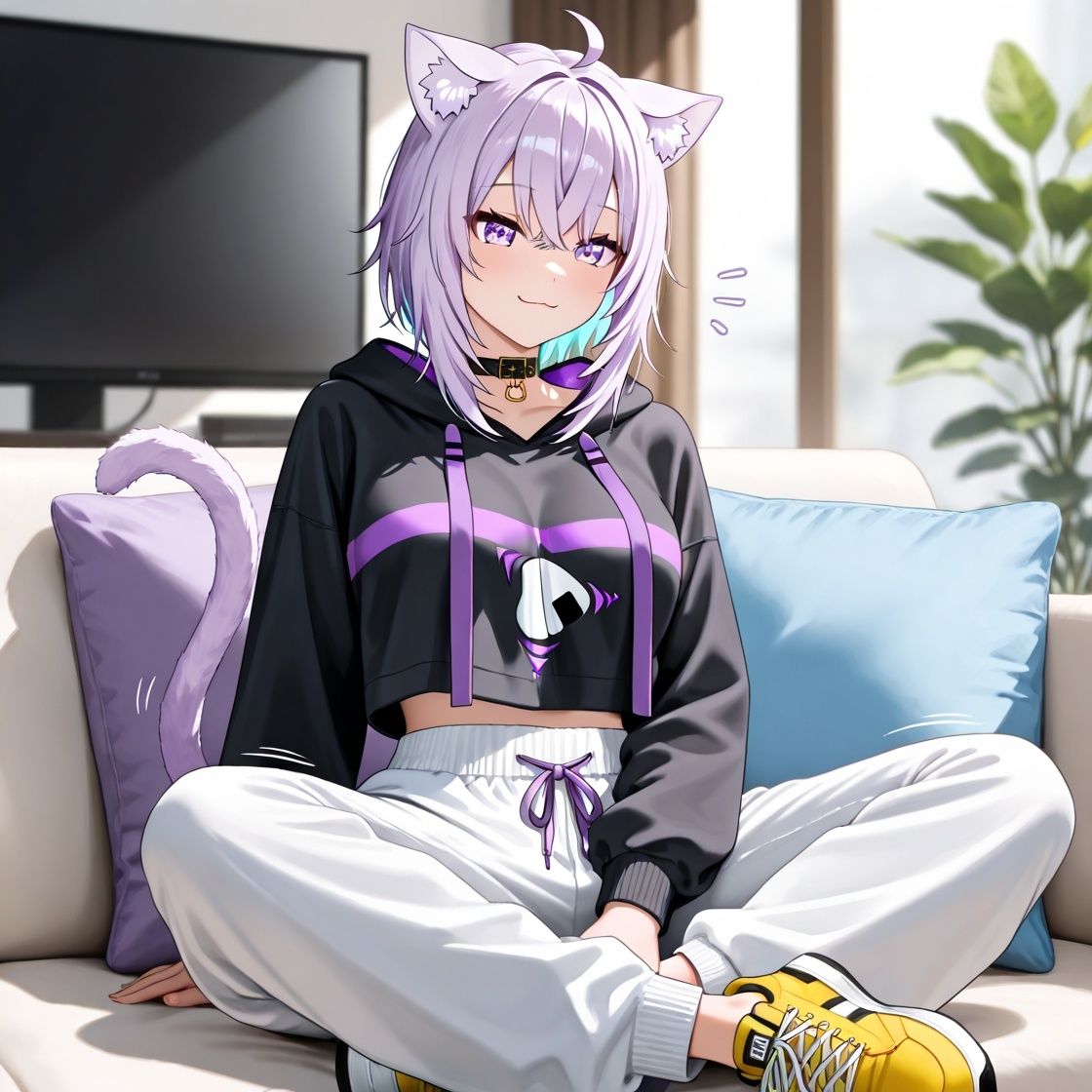 ホ〇ライブ  イチャイチャ同棲  猫〇おかゆ サンプル8ページ目