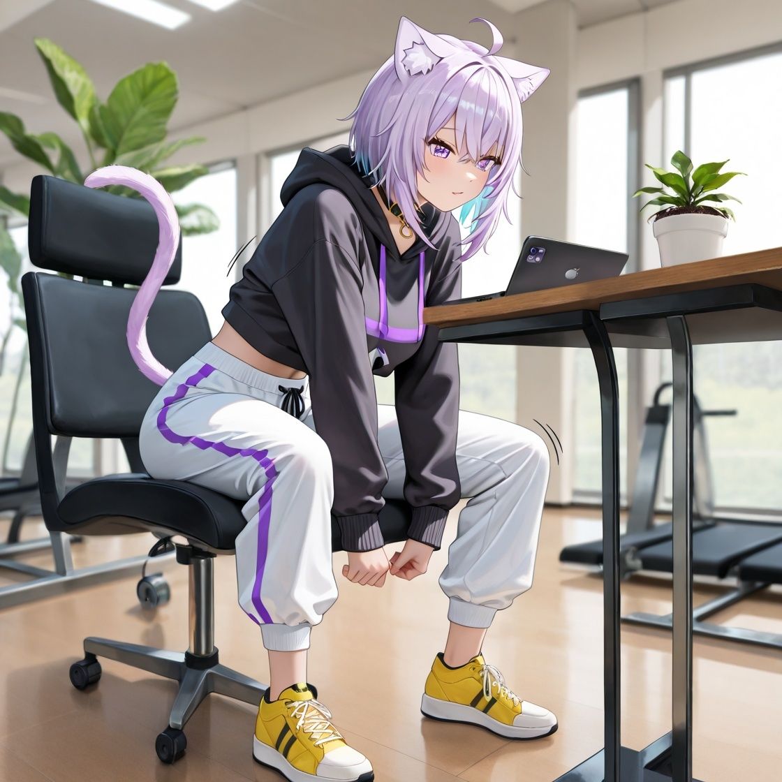 ホ〇ライブ  イチャイチャ同棲  猫〇おかゆ サンプル9ページ目