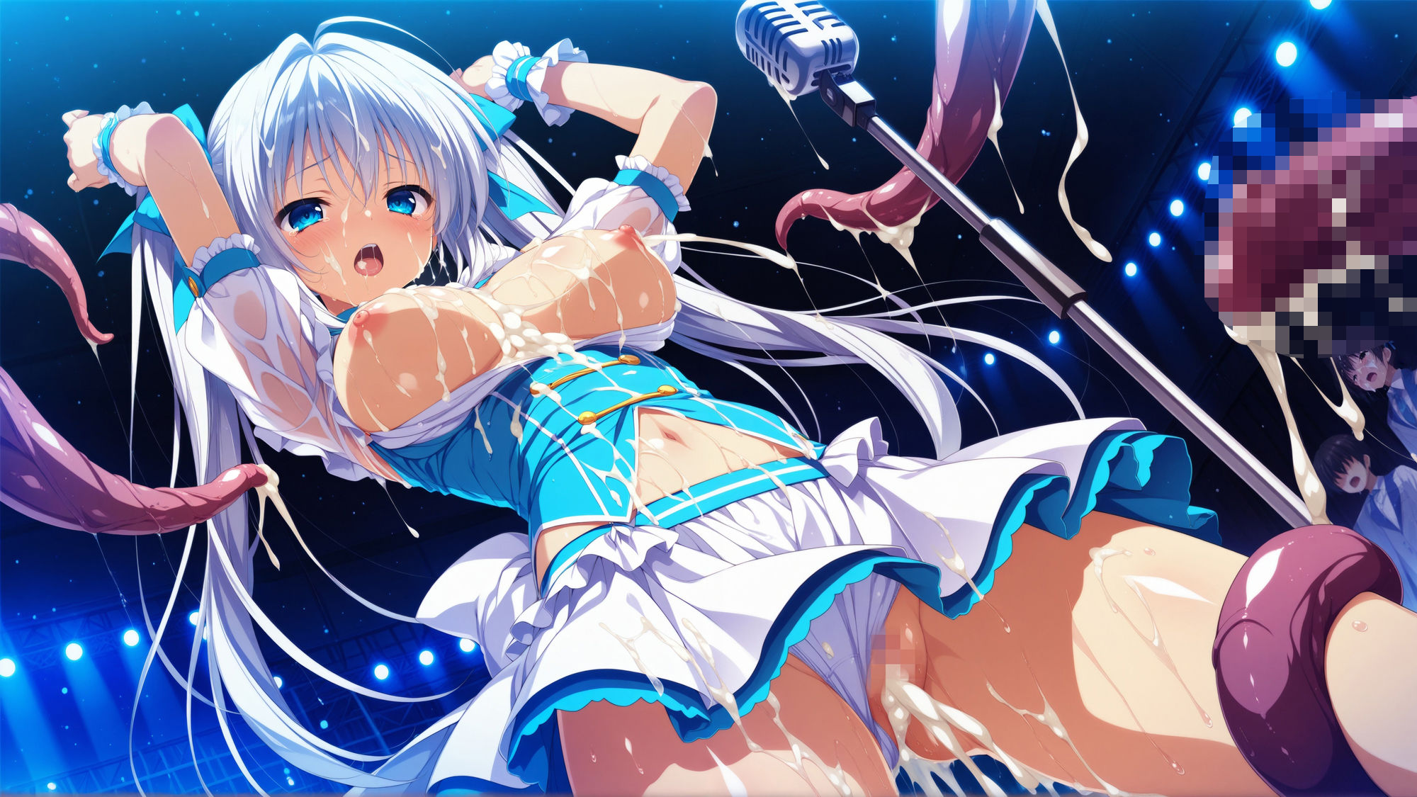 触手に囚われた少女達 〜アイドル編〜 Vol.1 サンプル3ページ目