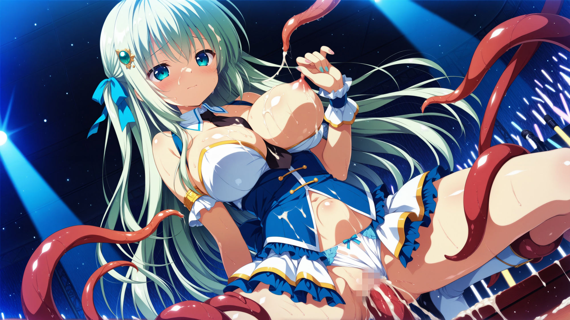 触手に囚われた少女達 〜アイドル編〜 Vol.1 サンプル9ページ目