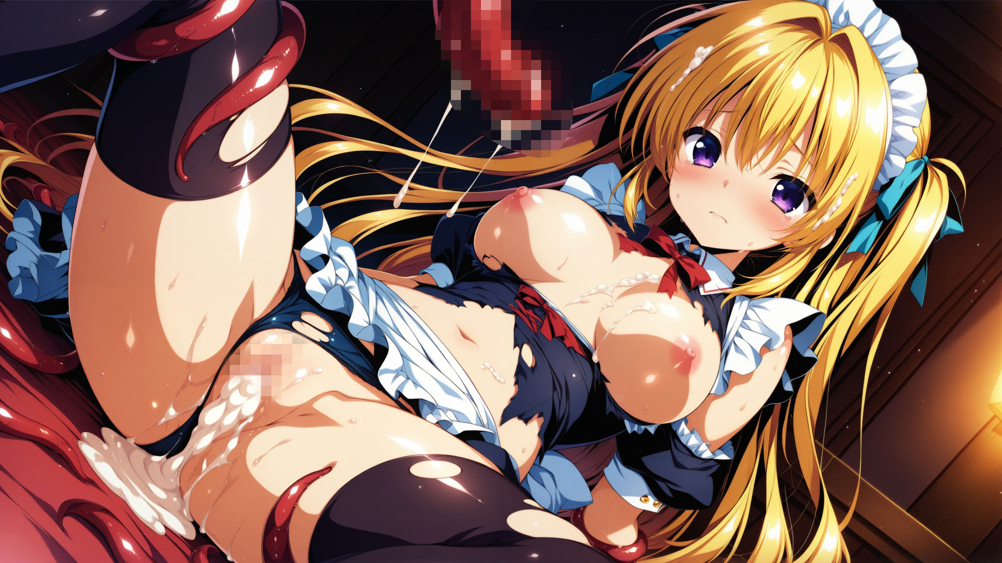 触手に囚われた少女達 〜メイド編〜 Vol.3 サンプル10ページ目