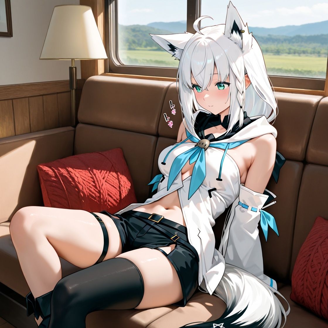 ホ〇ライブ  イチャイチャ同棲  白〇フブキ サンプル8ページ目