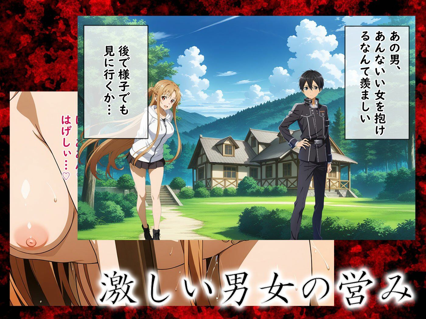 おじさんに寝取られたアスナ【NTR】 サンプル2ページ目