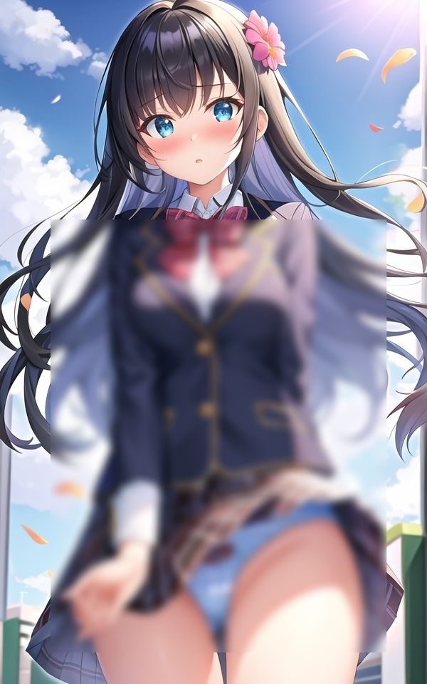 恥じらいの風チラ美少女 サンプル4ページ目