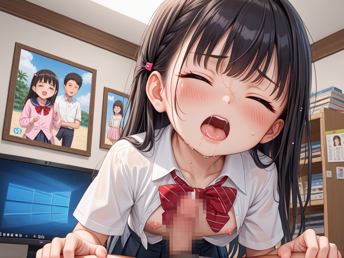 ちっぱいでパイズリしようとする妹 サンプル3ページ目