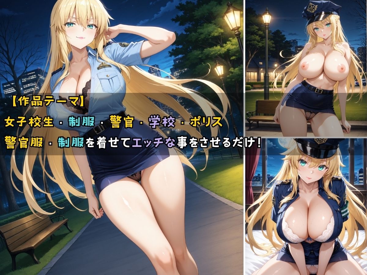 爆乳ギャル警官見習いが授業の一環で毎晩あなたの相手をする話 続 夜間パトロール編 サンプル1ページ目