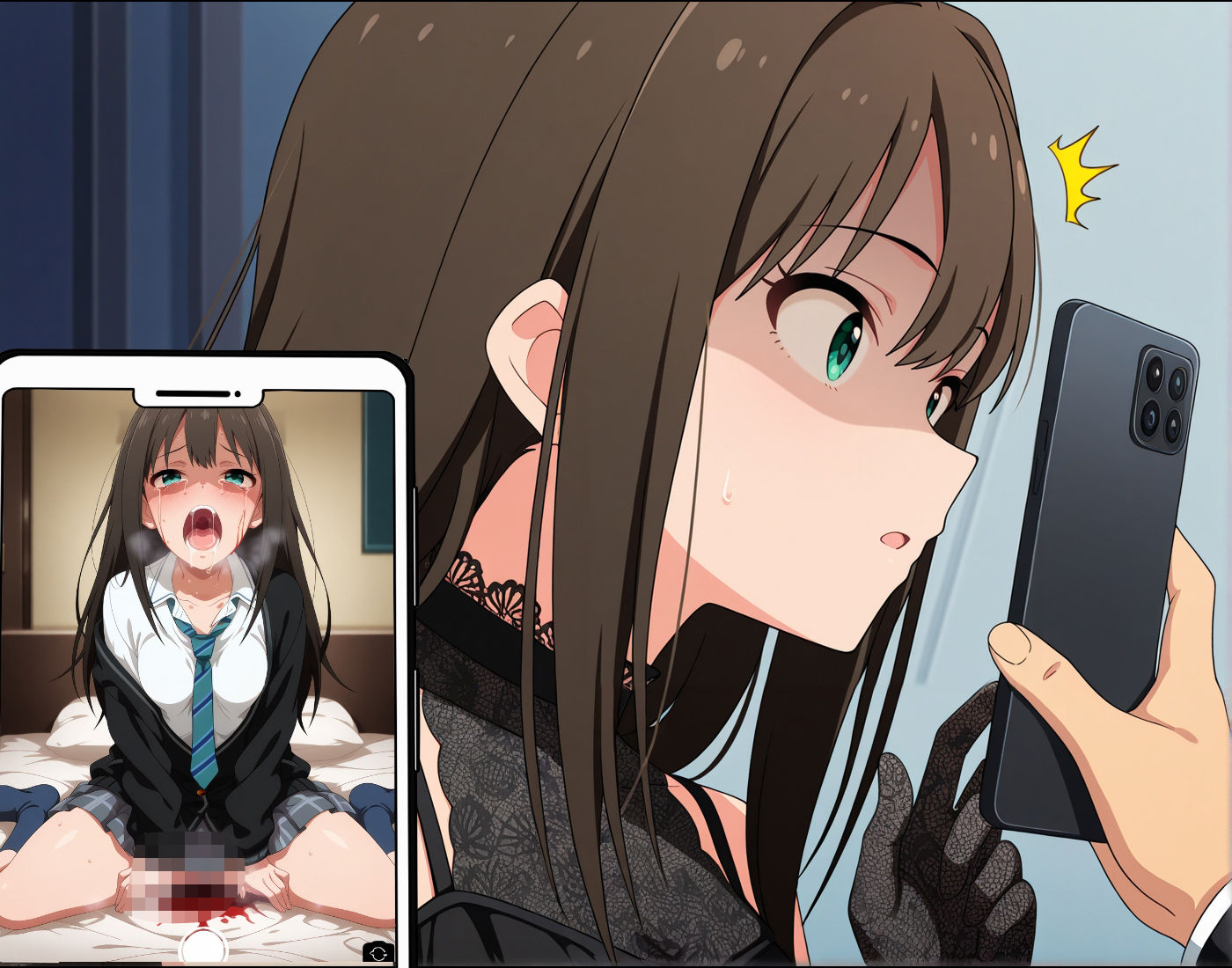 アイドル強襲 渋〇凛 サンプル9ページ目
