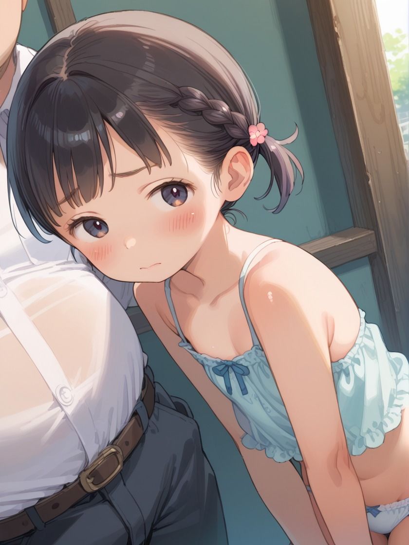 押しに弱いつるぺた少女 媚薬オイルで絶頂キメセクされた件 サンプル1ページ目