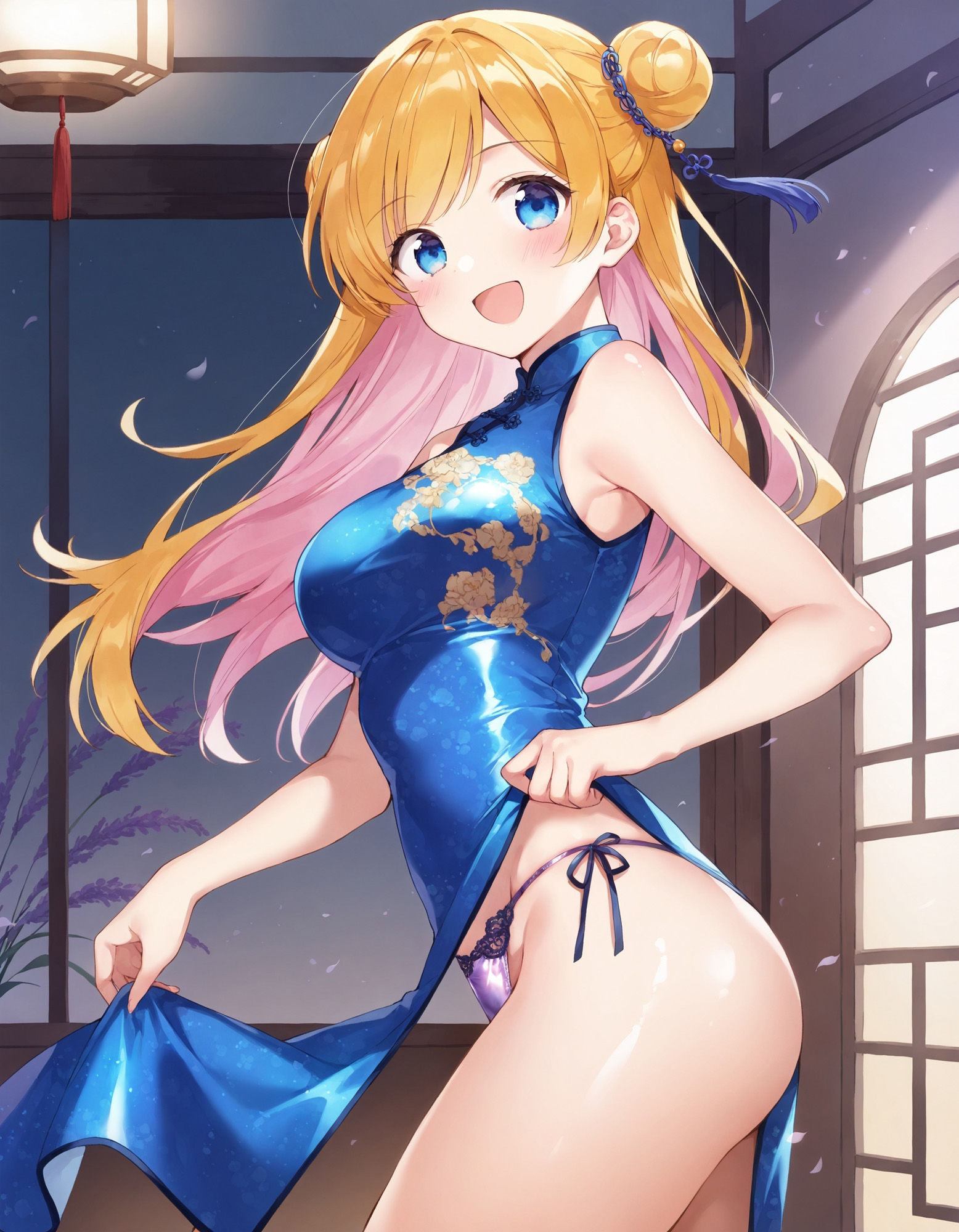 チャイナドレスでパンチラ2 サンプル2ページ目