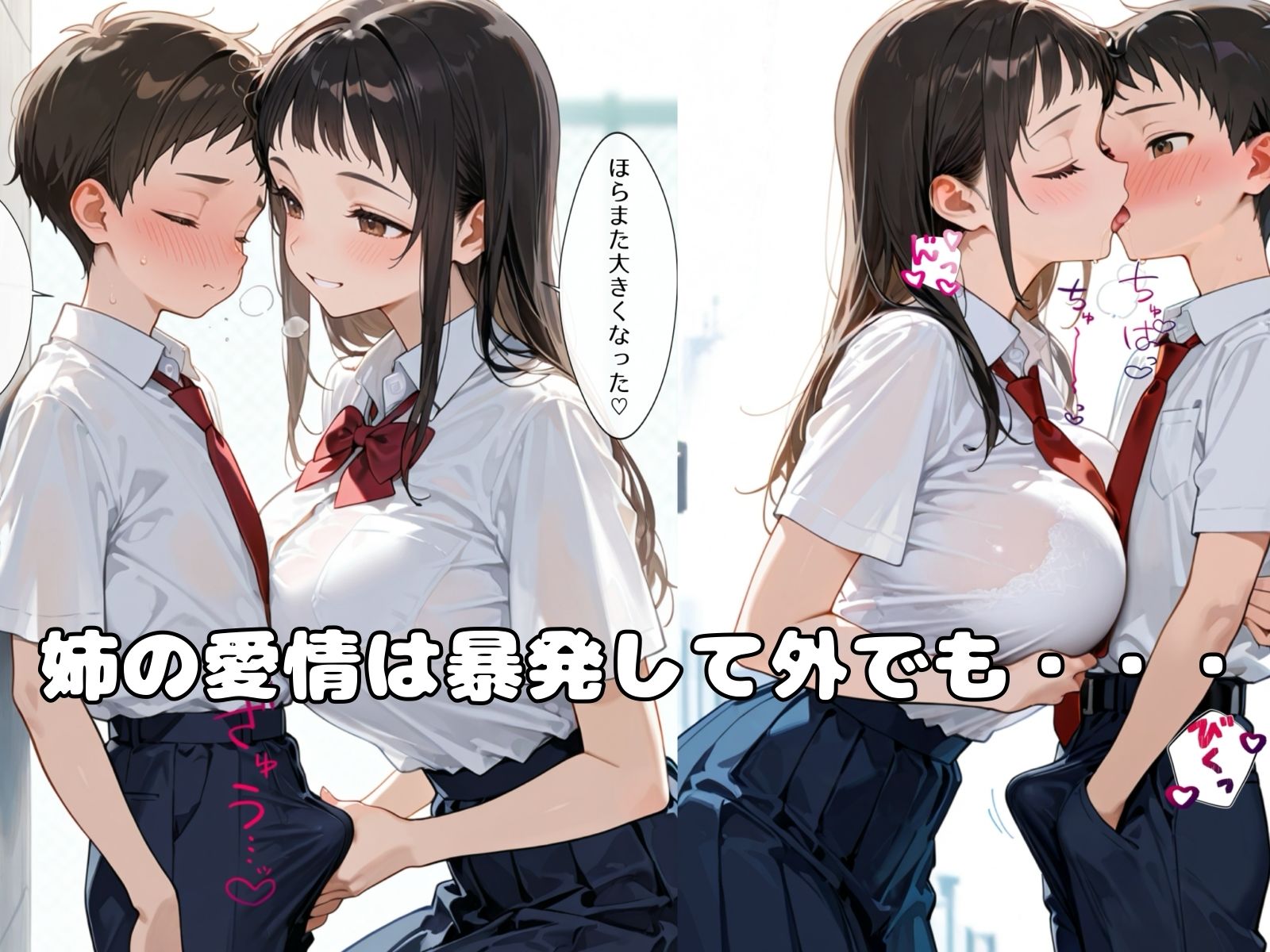 デカくてHな姉ちゃんに溺愛される僕 サンプル4ページ目
