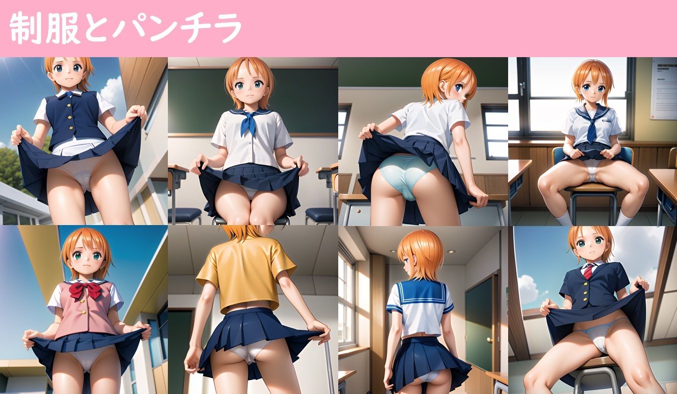 ワンピ●スのナ●〜学園コスプレ〜 サンプル2ページ目