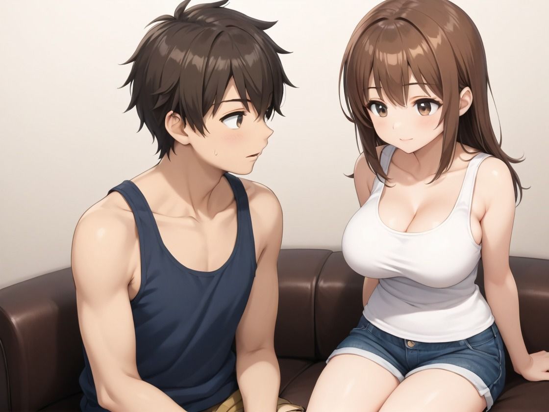 彼女が旅行の間に爆乳妹とヤリまくった サンプル2ページ目