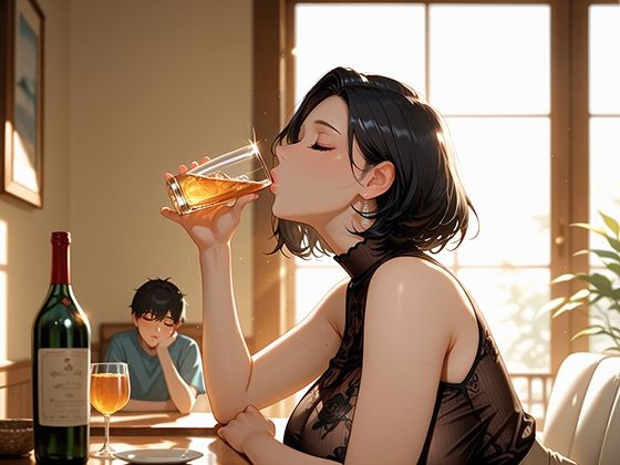 人妻寝取り倶楽部 久しぶりに会った幼馴染が妖艶な人妻に成長してたので寝取りました サンプル2ページ目