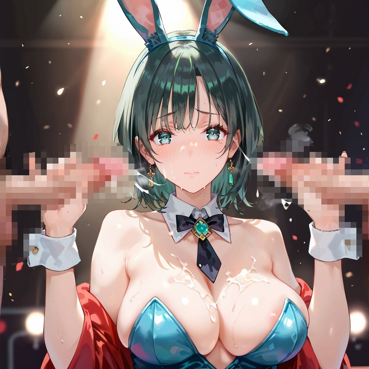 巨乳バニーガールの公開えっちSHOW！Part4 サンプル1ページ目