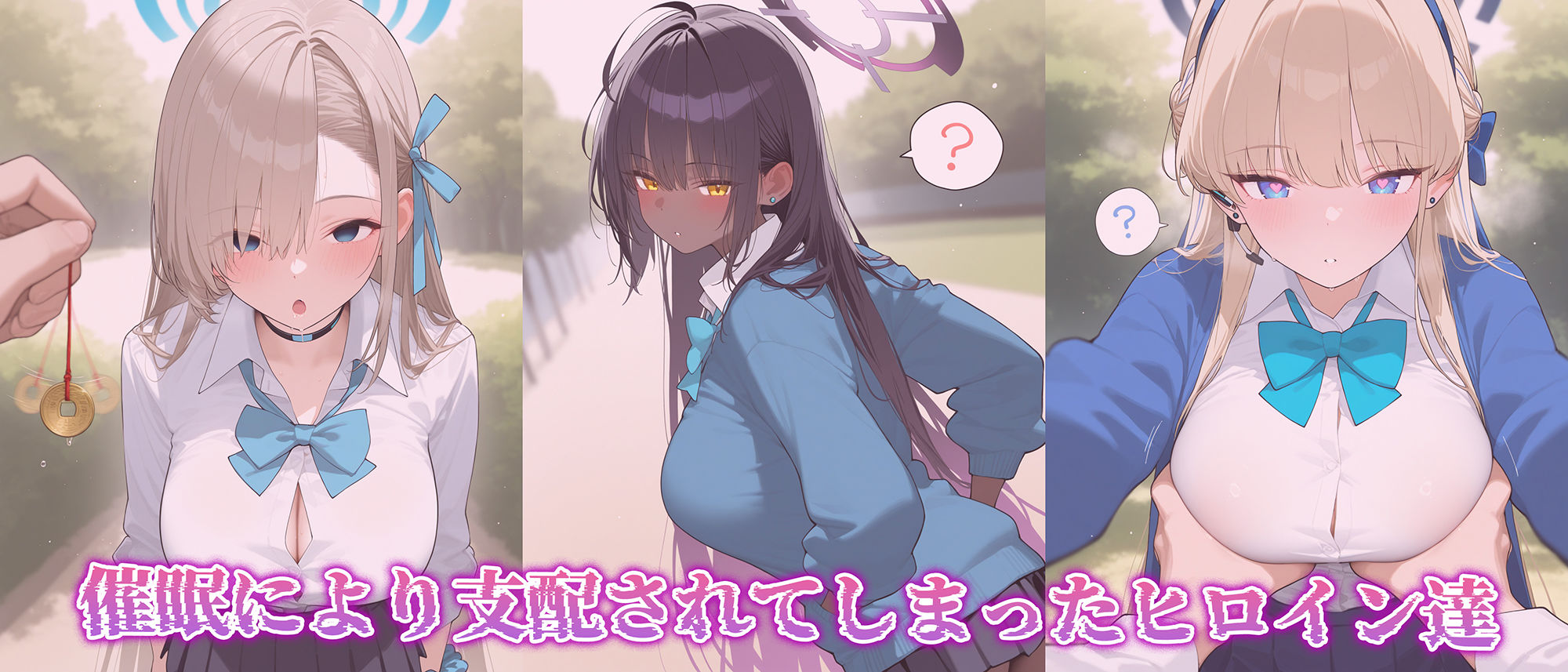 【催●性支配】強●淫乱ヒロイン化 C＆C編【角○カリン/一○瀬アスナ/飛○馬トキ】 サンプル1ページ目