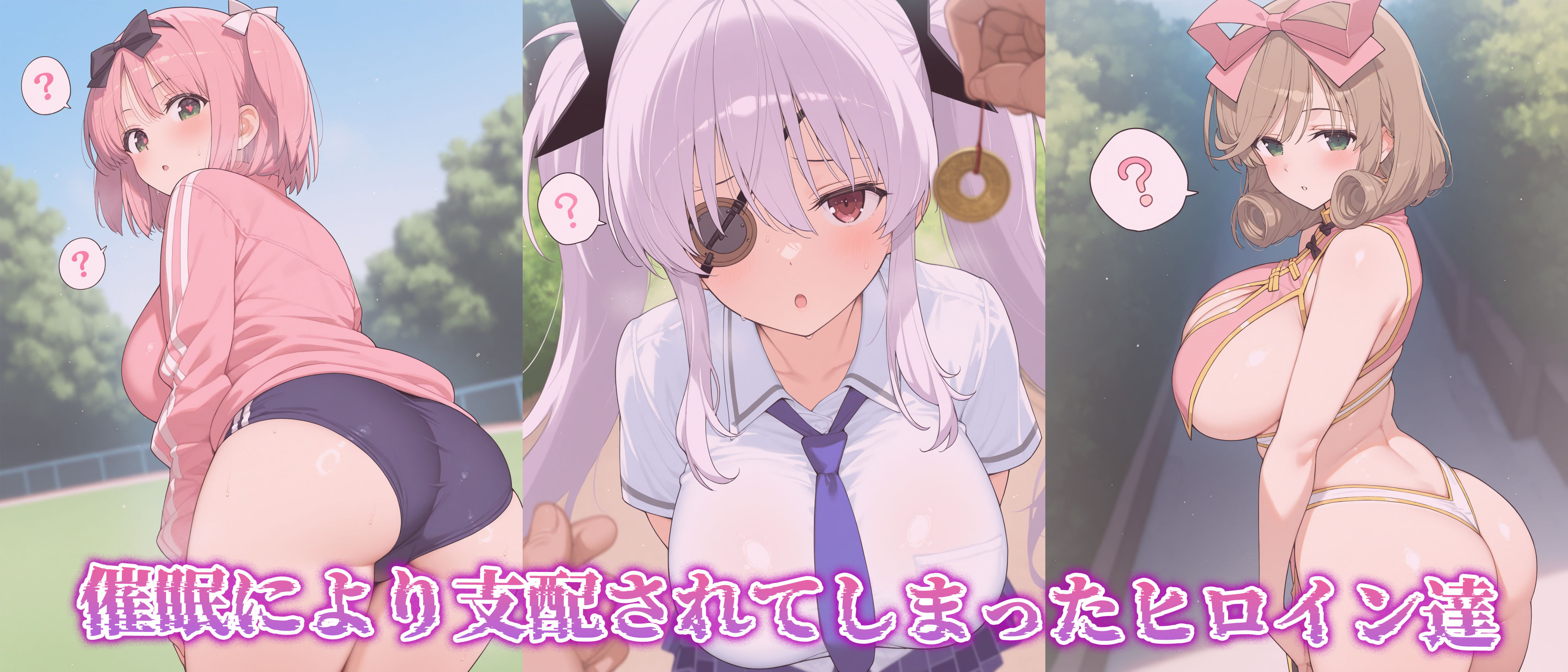 【催●性支配】強●淫乱ヒロイン化 閃乱カ○ラ編【柳○/雲○/春○】 サンプル1ページ目