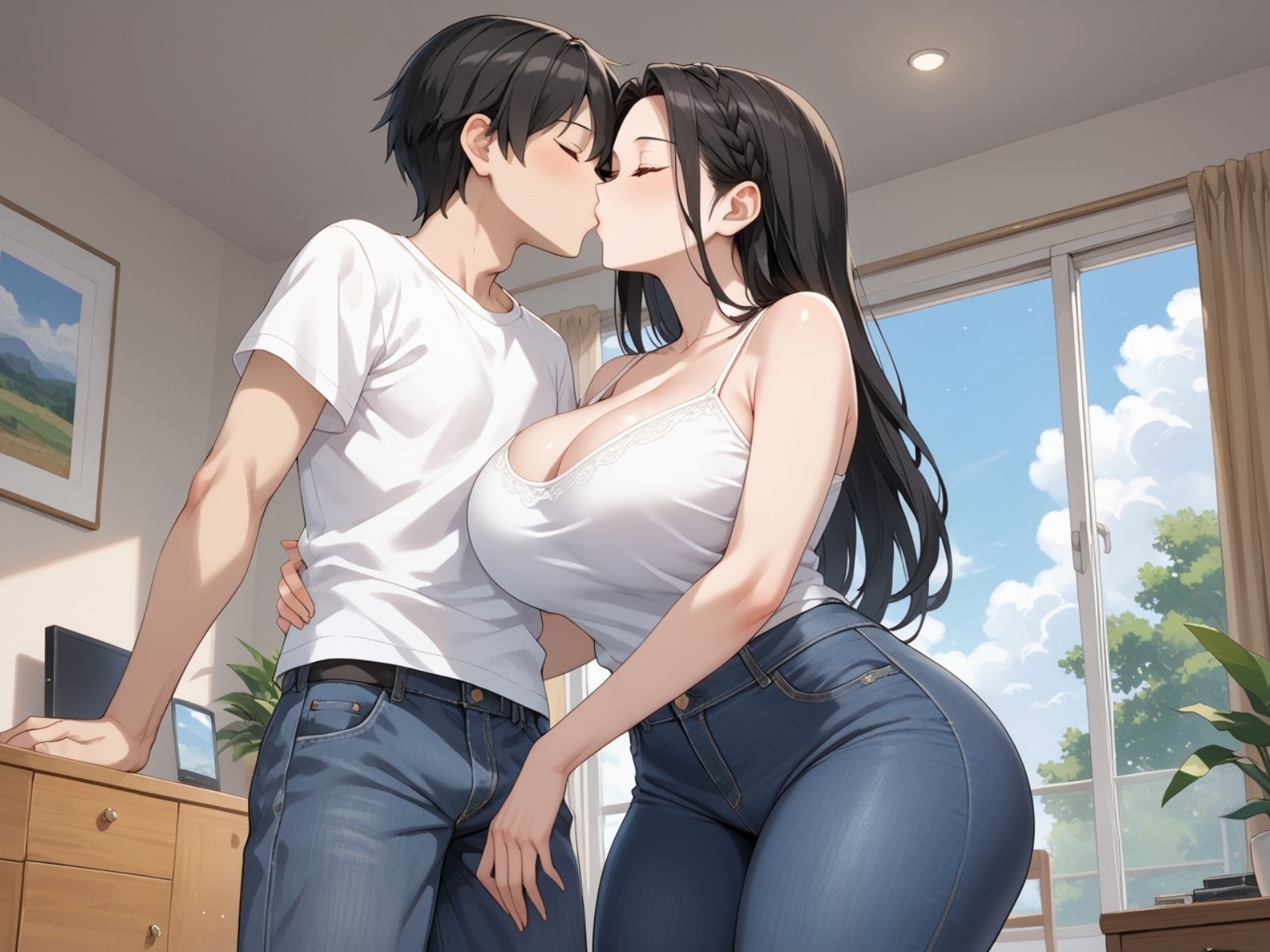 ゼロから始める淫らな家族性活〜息子の筆おろしを手伝う母親NTR編〜 サンプル1ページ目