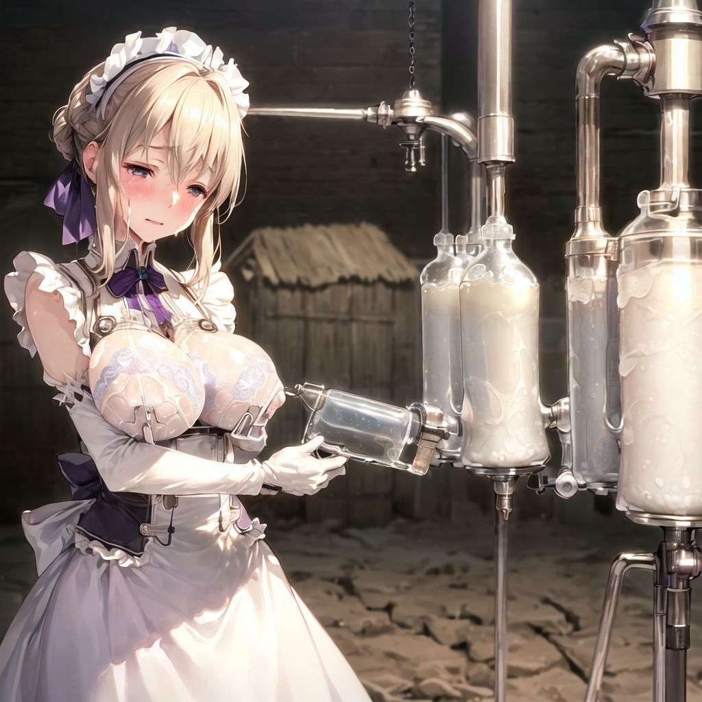 キャラフェチ  自動乳搾り人形編 サンプル9ページ目