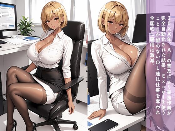 AIに仕事を奪われた無能OL働き方改革報告書002〜足立○里 サンプル1ページ目