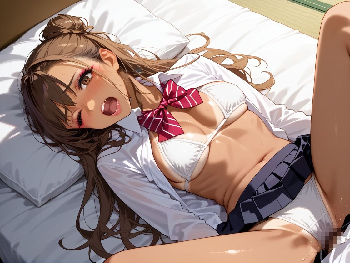 性交学園 美乳黒ギャル サンプル2ページ目