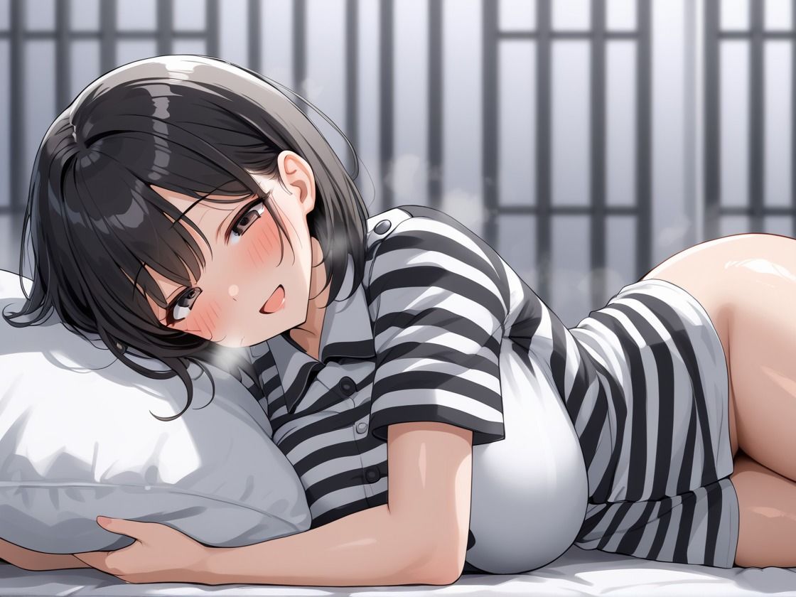 刑務所で女が一人しかいない...男囚人たちと禁断SEX サンプル1ページ目