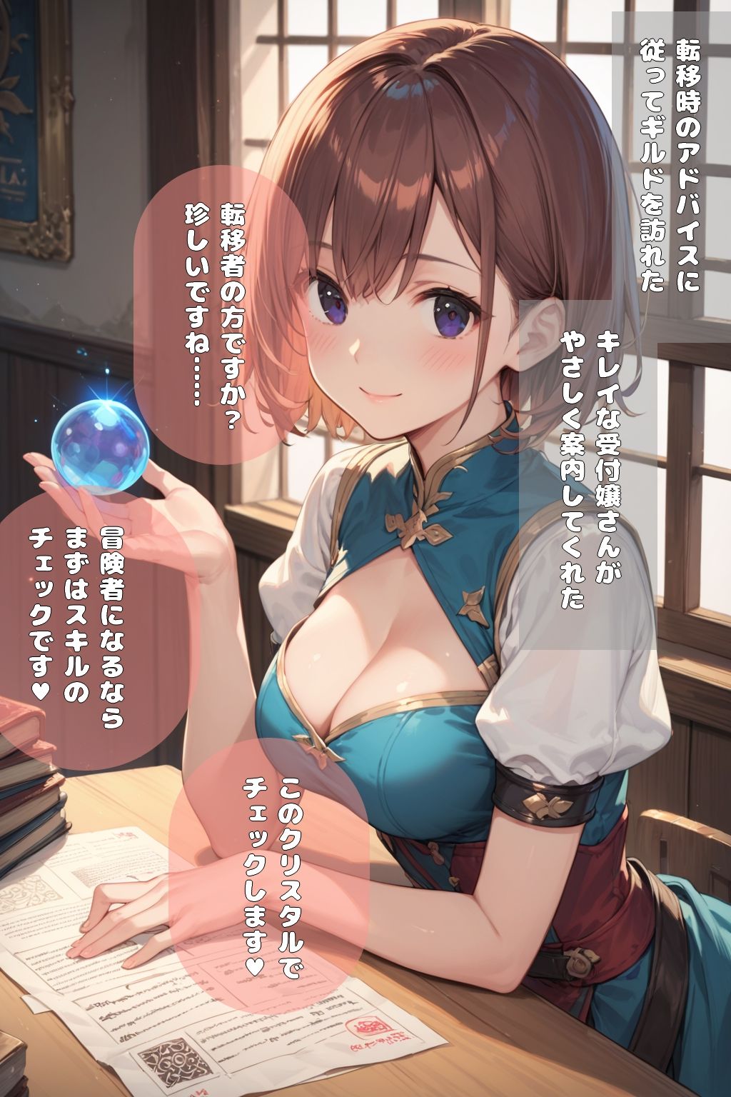 異世界に転移してエッチな支援するハケン生活はじめました  第0話・第1話 サンプル3ページ目