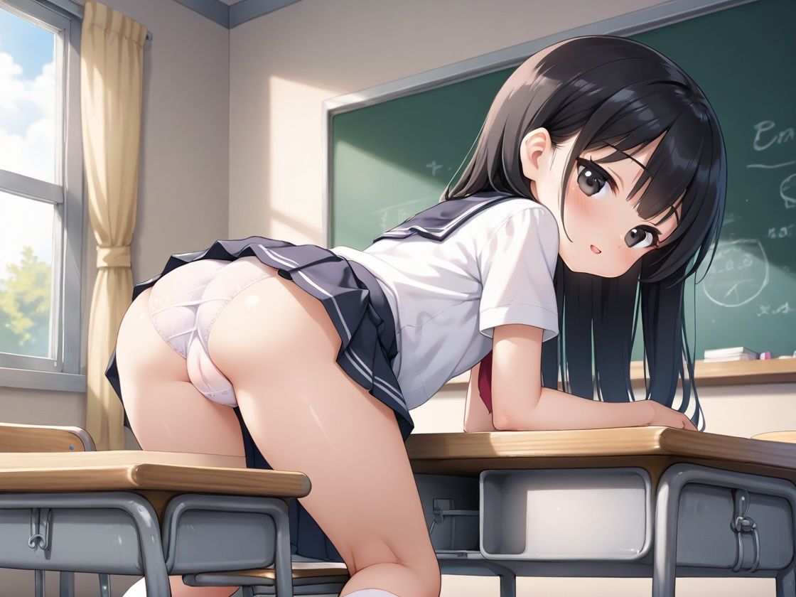 妹と普段家でヤることを教室でヤってしまった サンプル2ページ目