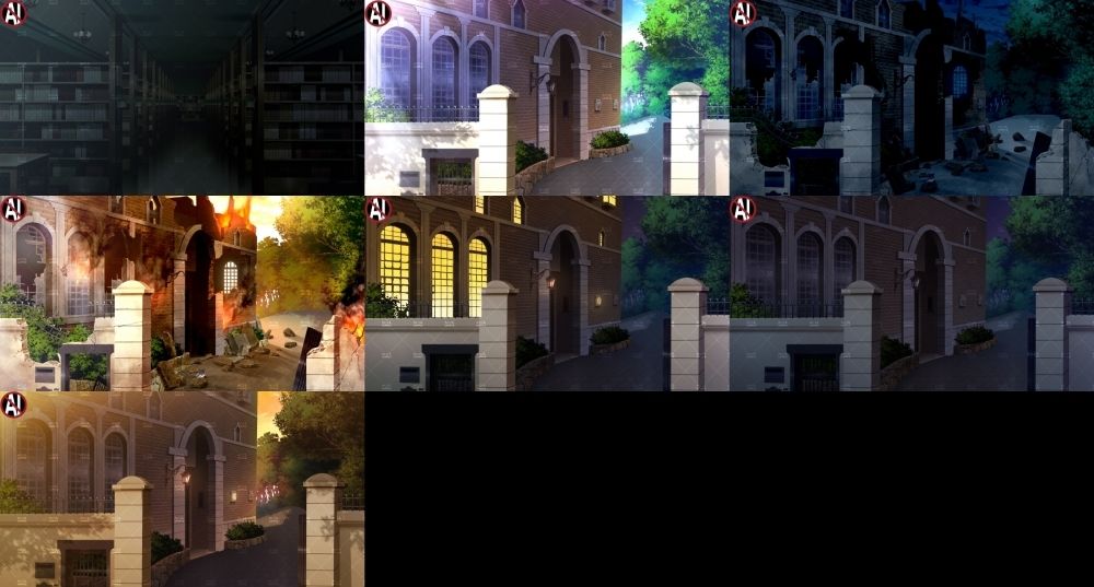 みにくる背景CG分割素材集『お屋敷編』part04B サンプル2ページ目