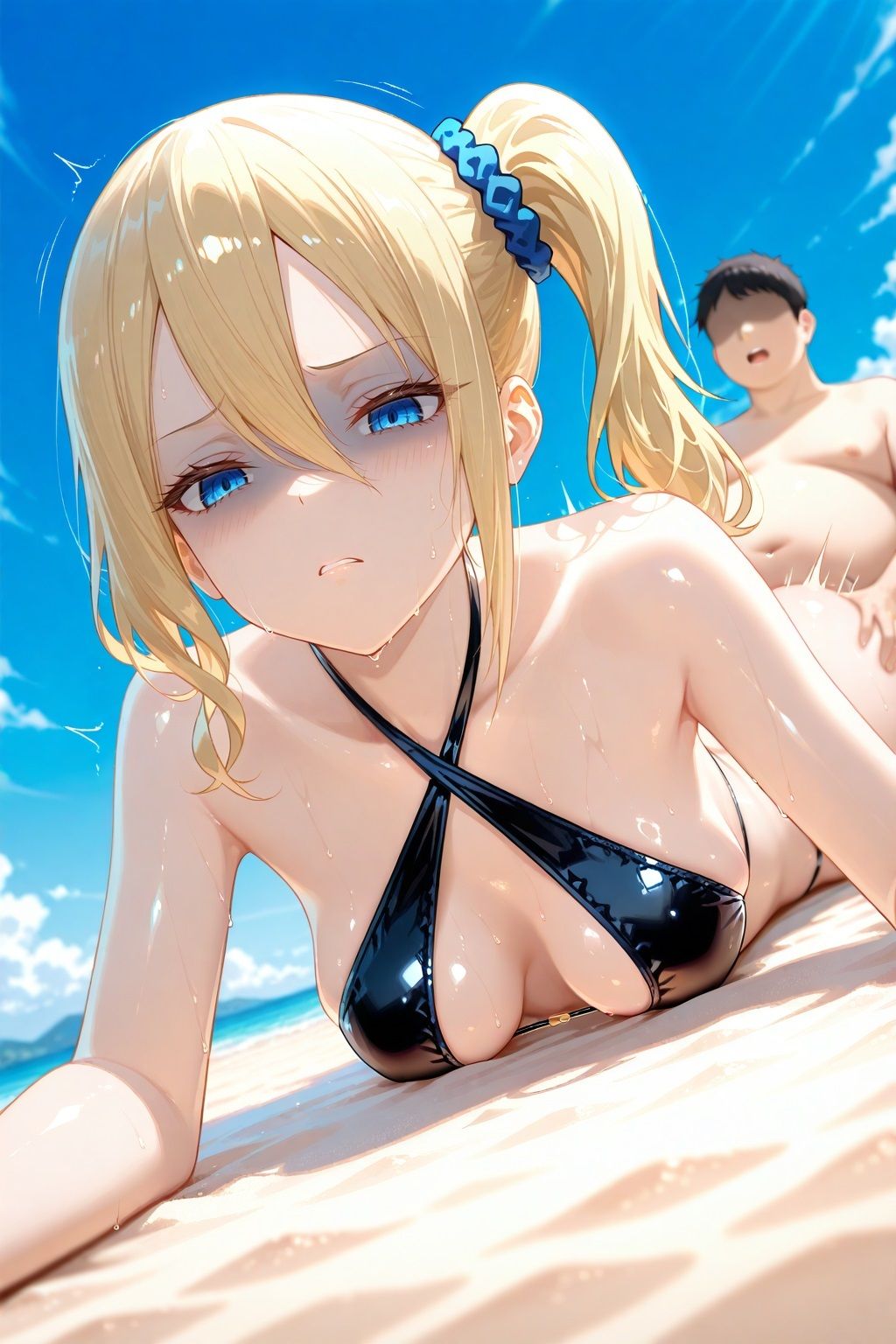 嫌悪早坂 水着編 サンプル4ページ目