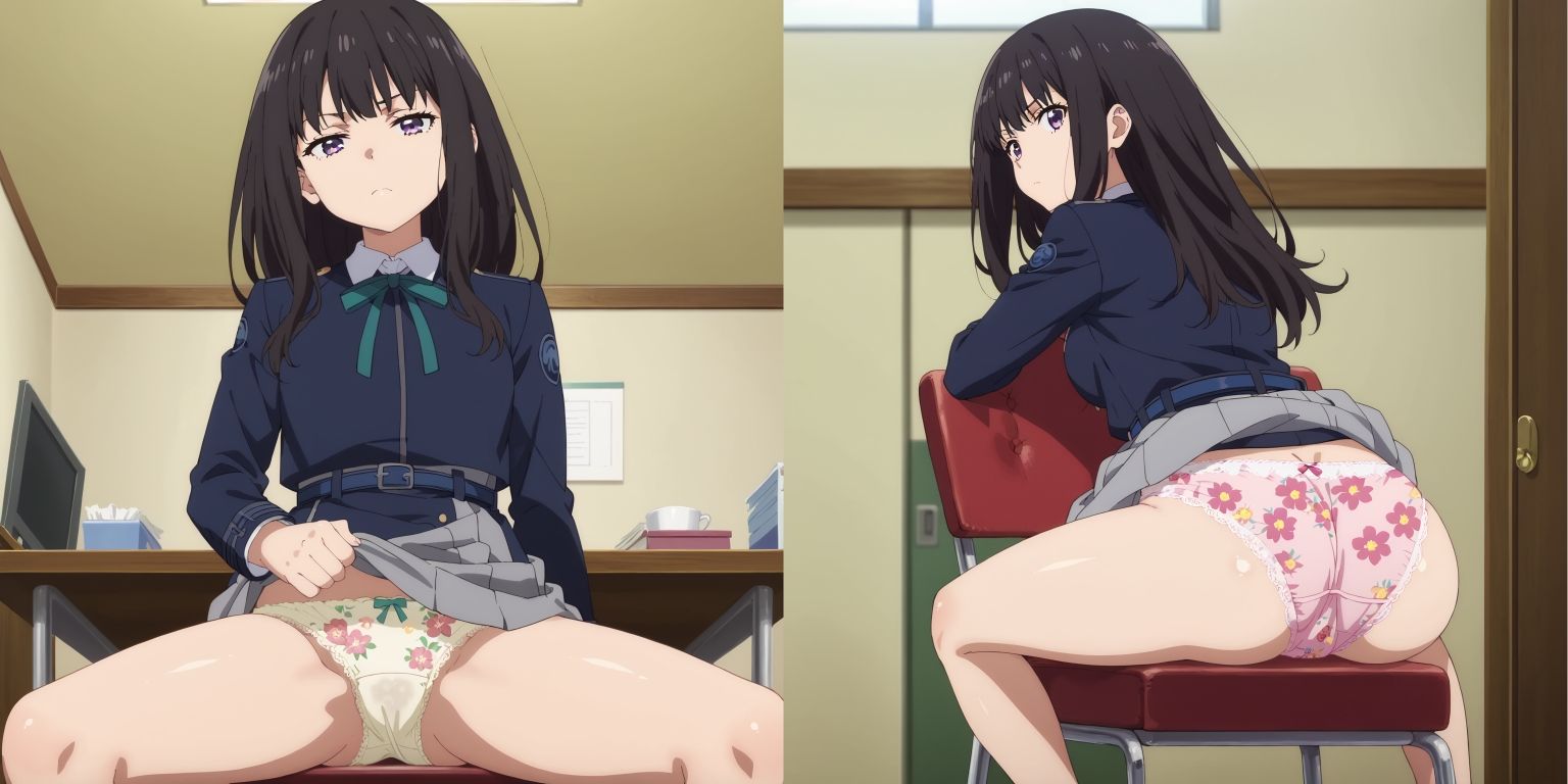 リコリコのパンツ1＆2 サンプル4ページ目