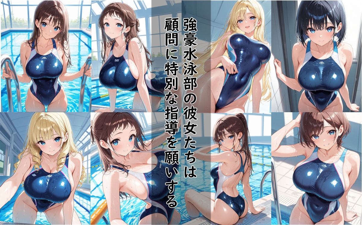 爆乳水泳部の特別性指導 サンプル1ページ目