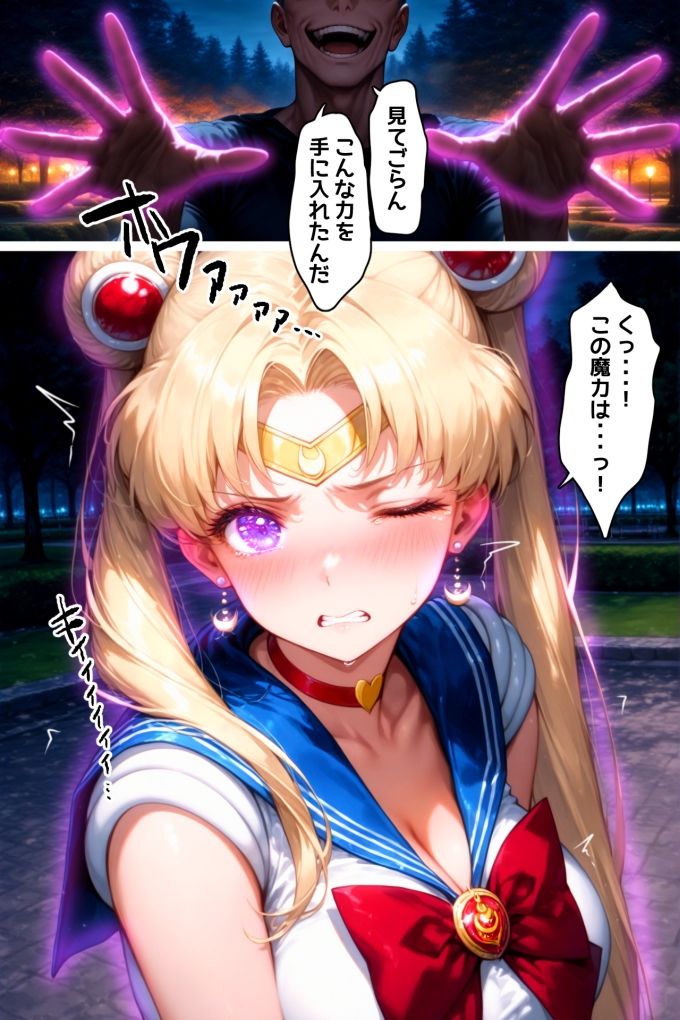 大人の変身ヒロイン催●敗北妊娠END・セーラー服の戦士出産地獄 サンプル3ページ目