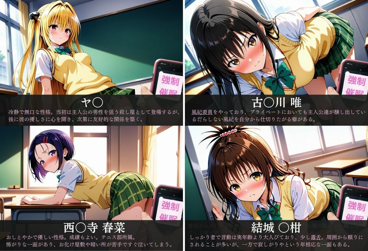 ToL●VEるヒロインを催〇アプリで強●種付けする話。 サンプル2ページ目