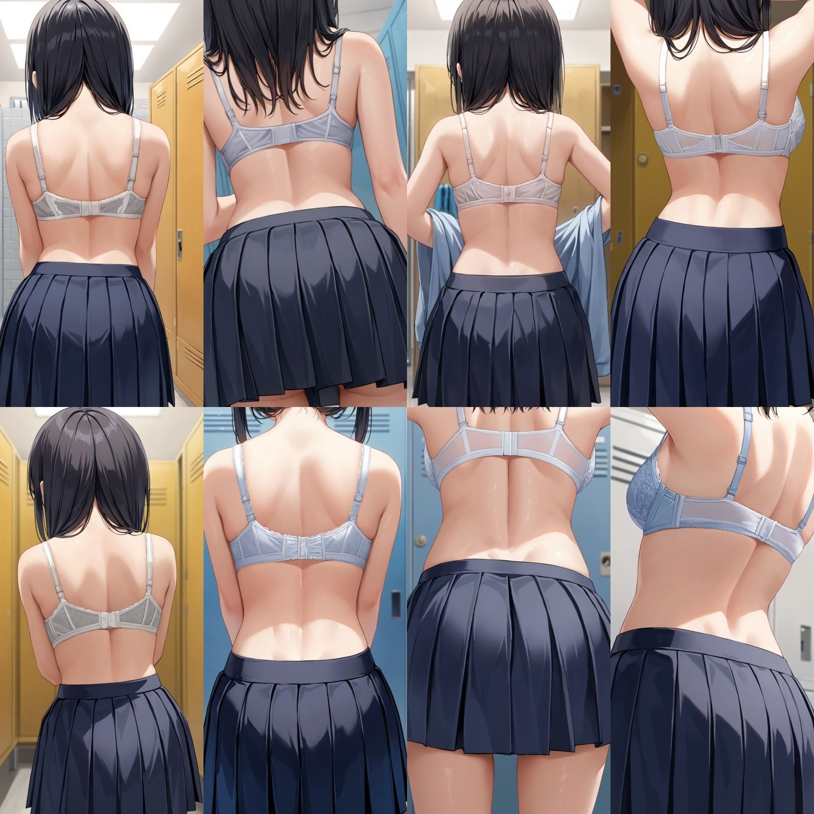 【女子更衣室盗撮 第三弾】下着後ろ姿【500枚】 サンプル8ページ目